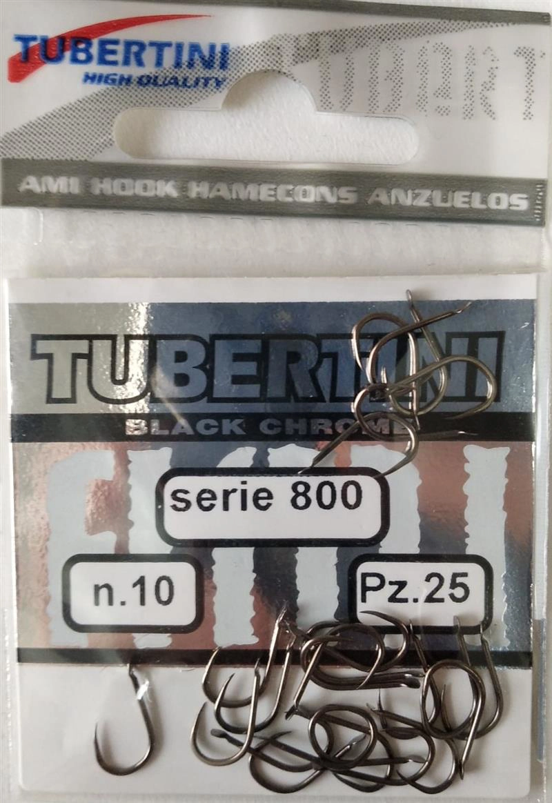 Anzol serie 800 preto cromado