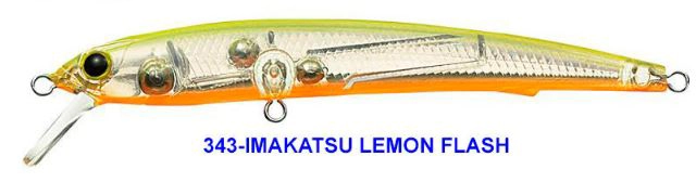 Evergreen M-1 Inspire Minnow - 343 Imakatsu Lemon Flash
