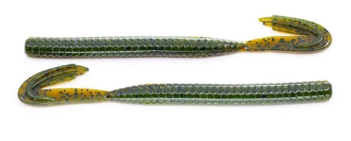 Googan Blazin’ Worm - Green Pumpkin