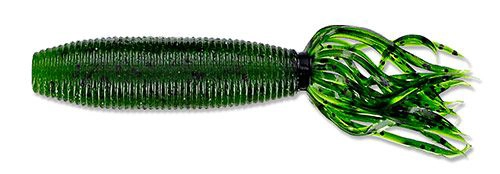 Gary Yamamoto Fat Ika - 194j Fading Watermelon w/ lg Black