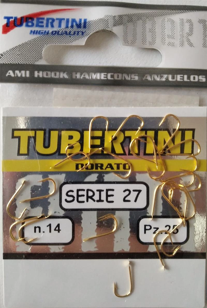 Anzol serie 27 dourado