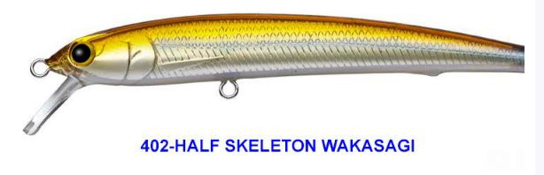 Evergreen M-1 Inspire Minnow - 402 Half Skeleton Wakasagi