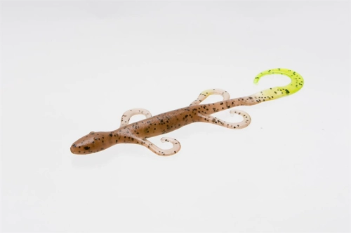Zoom Lizard 6" 002-015 Pumpkin Chartreuse