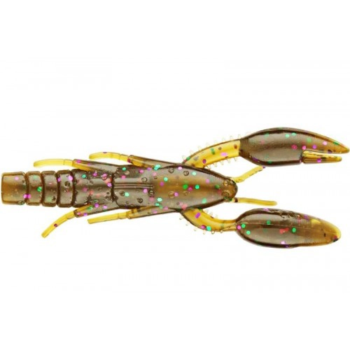 Gary Yamamoto Psycho Dad 301 Green Pumpkin Green & Purple Flake