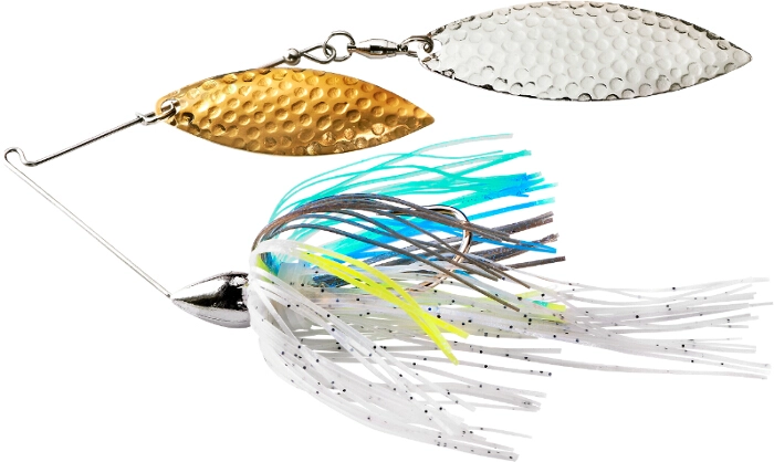 War Eagle Spinnerbait Hammered Nickel Frame DW - NWH19 Sexxy Shad