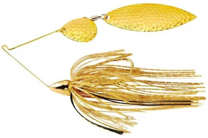 War Eagle Spinnerbait Hammered Gold Frame TW - GTH05 Gold Shiner