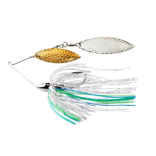 War Eagle Spinnerbait Hammered Nickel Frame DW - NWH08 Blue Herring