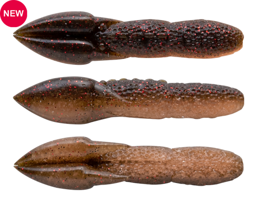 Fish Arrow Heavy Poop - 10 Green Pumpkin Red/Orange