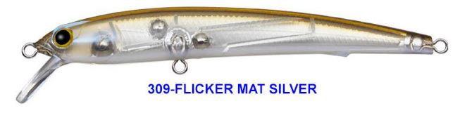 Evergreen M-1 Inspire Minnow - 309 Flicker Mat Silver