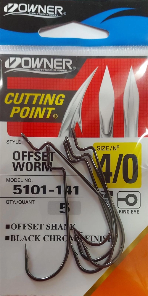 Anzol Owner 5101 Offset Worm