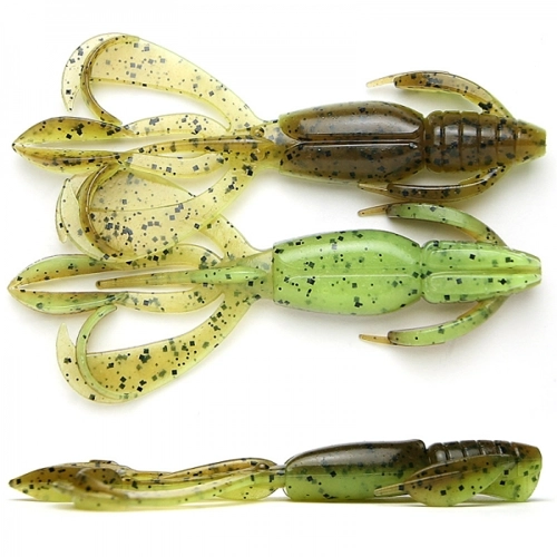 Keitech Crazy Flapper - 401 Green-Pumpkin P.P. Chart