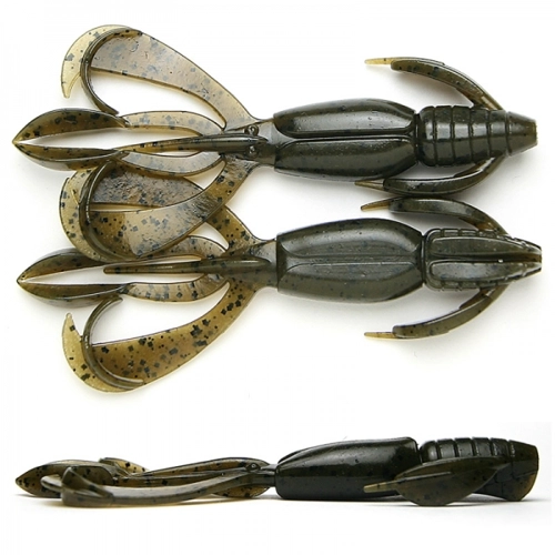 Keitech Crazy Flapper - 101 Green Pumpkin P.P.