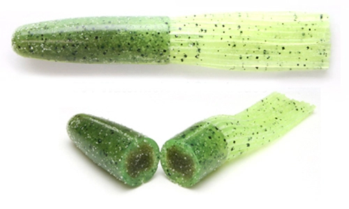 Keitech Salty Core Tube - 504 Watermelon Chartreuse