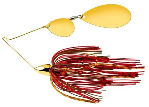 War Eagle Spinnerbait Gold Frame Tandem Indiana - GIN32 Crawdad