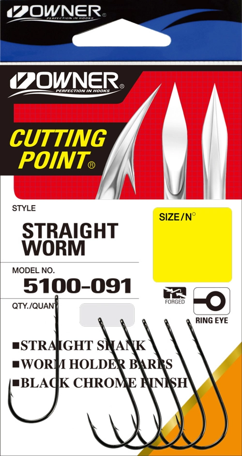 Anzol Owner 5100 Straight Worm