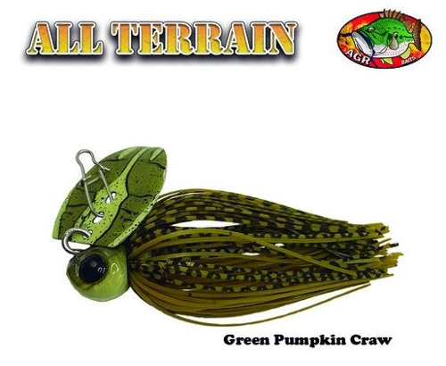 AGR Baits Chatterbait All Terrain - Green Pumpkin Craw