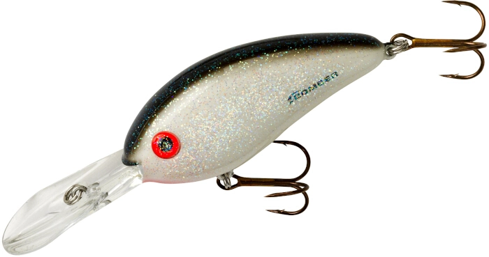 Crankbait Bomber Fat Free Shad Jr. - ESP Emerald Sparkle