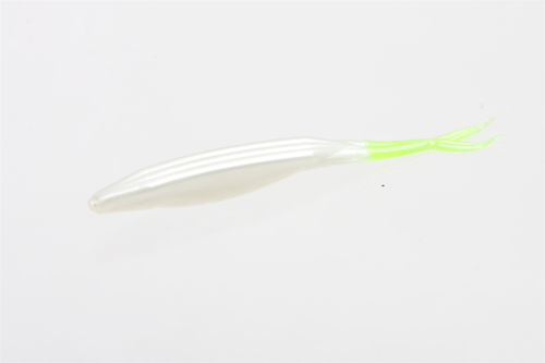 Zoom Super Fluke 023-191 Pearl Chartreuse Tail