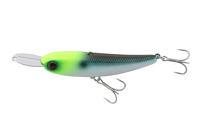 Jackall Riser Bait 008 - Inakko Chartreuse Head
