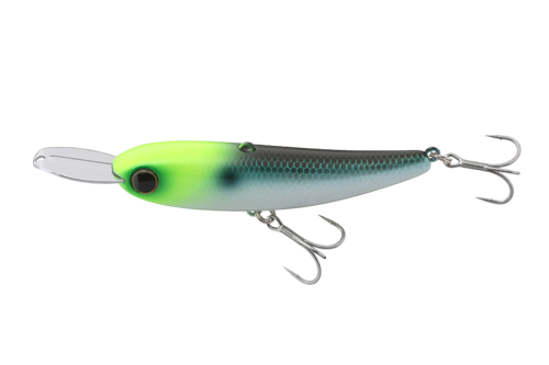 Jackall Riser Bait 008 - Inakko Chartreuse Head