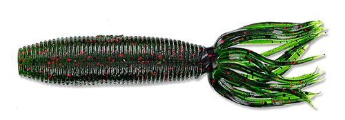 Gary Yamamoto Fat Ika - 208 Watermelon w/ lg Black e sm Red