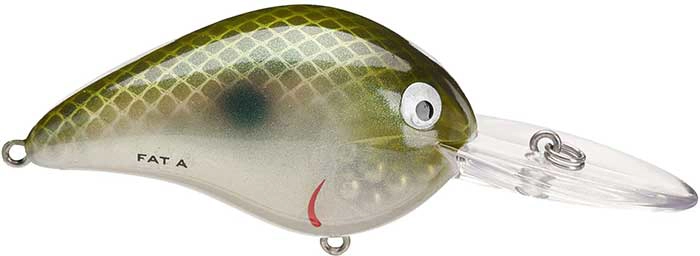 Crankbait Bomber Fat A B06F Next Gen - Green Pearl Shad