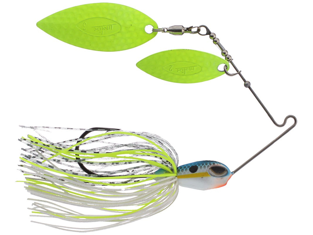 Molix Spinnerbait FS DW - 22 Ike's Neon Charmer DBL Wil Chart