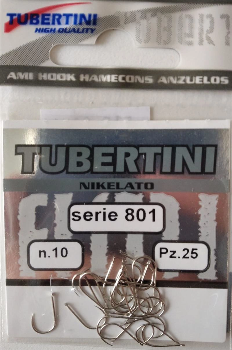 Anzol serie 801 niquel