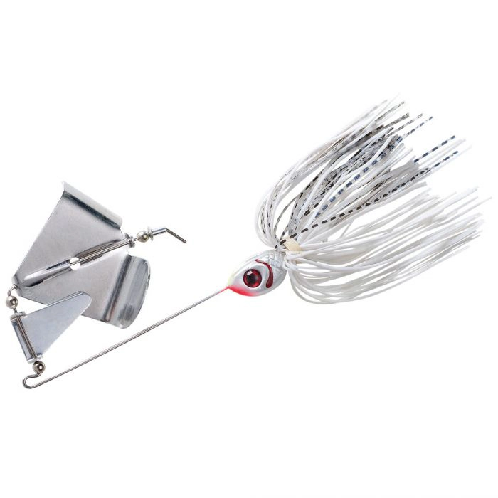 Booyah Buzzbait - Pearl White/Snow White Shad