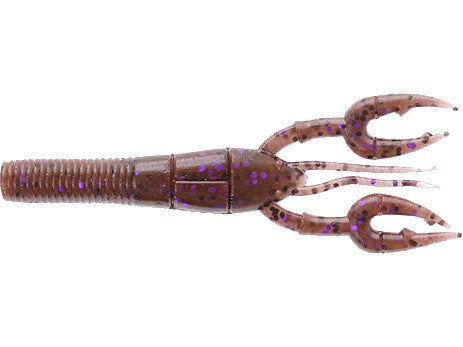 Gary Yamamoto Fat Baby Craw 3.75" 3FS-07-221 Cinnamon/ Black e Purple FLK