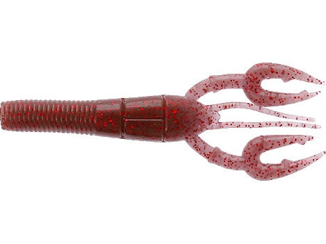 Gary Yamamoto Fat Baby Craw 3.75" 3FS-07-325 Brown Indigo W/BM Red