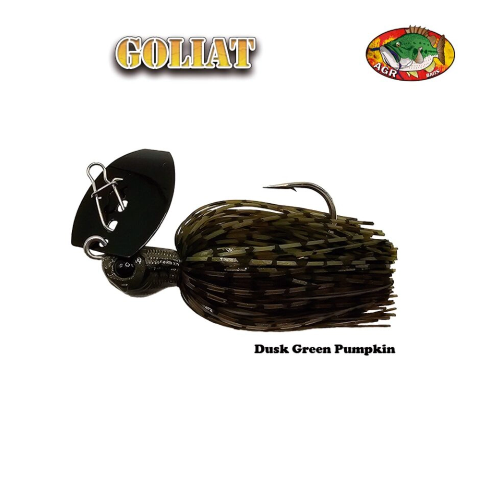 AGR Baits Chatterbait Goliat - Dusk Green Pumpkin