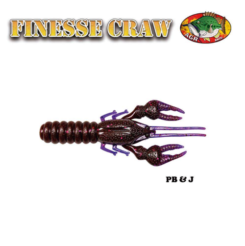 AGR Baits Finesse Craw - PB&J