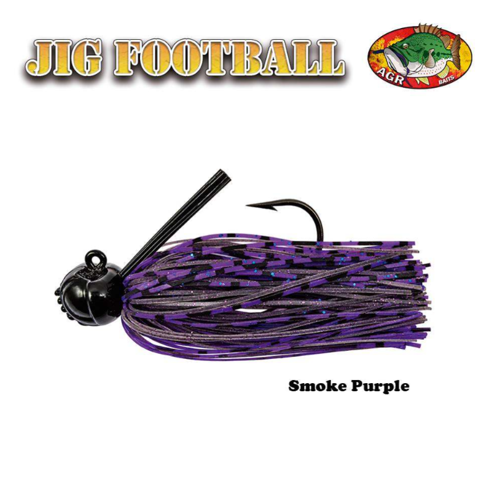 AGR Baits Football Jig - Smoke Purple
