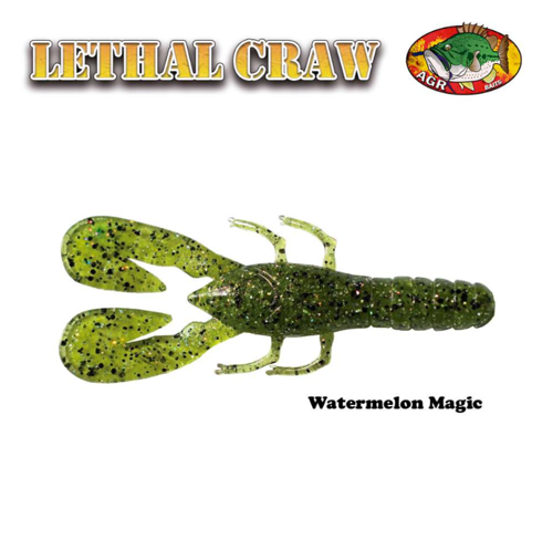 AGR Baits Lethal Craw - Watermelon Magic