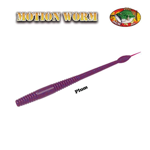 AGR Baits Motion Worm - Plum