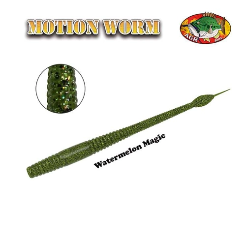 AGR Baits Motion Worm - Watermelon Magic