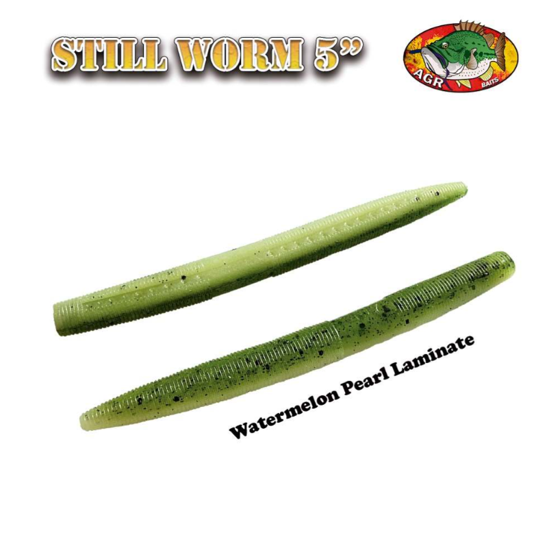 AGR Baits Still Worm - Watermelon Pearl Laminate