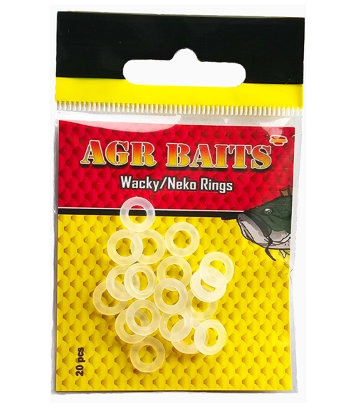 AGR Baits Wacky Neko Rings Clear