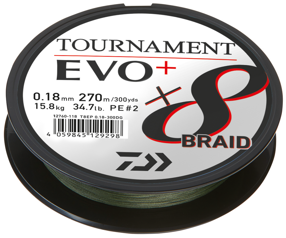 Daiwa Tournament 8 Braid Evo +