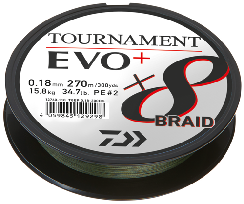 Daiwa Tournament 8 Braid Evo +