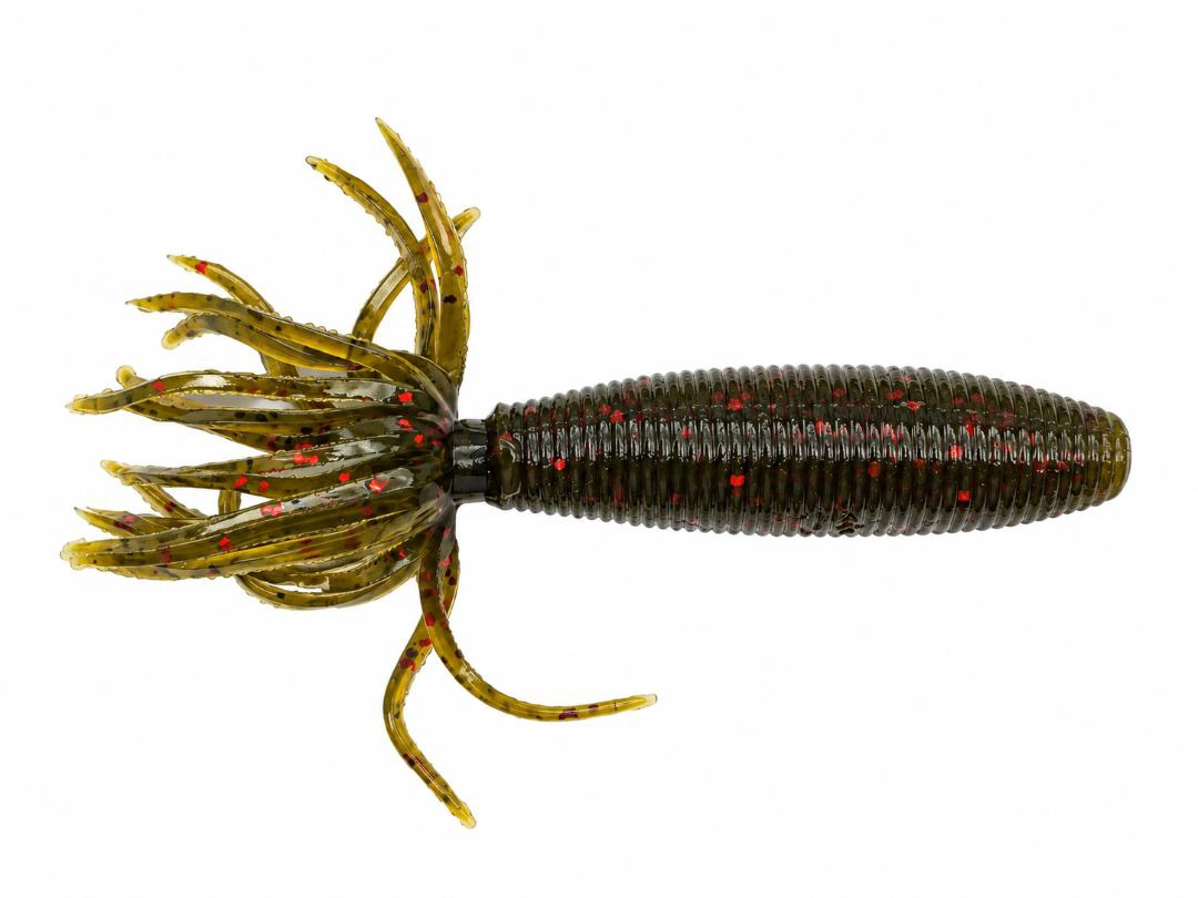 Gary Yamamoto Fat Ika - 318 Green Pumking Red