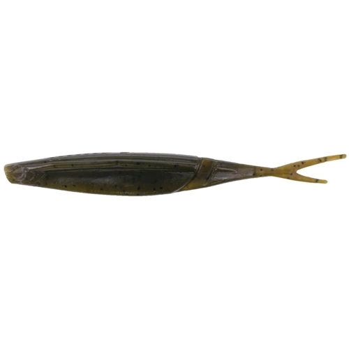 Gary Yamamoto Hinge Minnow - 297 Green Pumpkin/Black Flake