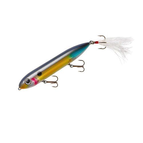 Heddon Feathered Dressed Super Spook - Wounded Shad