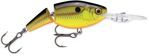 Rapala Jointed Shad Rap - Chartreuse Black (CB)
