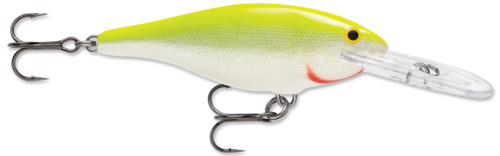Rapala Shad Rap - Silver Fluorescent Chartreuse (SFC)