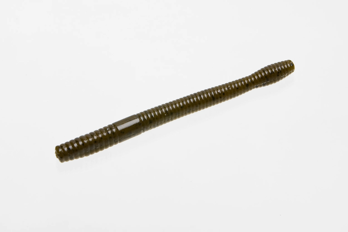 Zoom Magnum Finesse Worm 114-025 Green Pumpkin