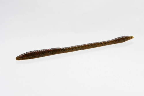 Zoom Trick Worm 006-202 Green Pumpkin Red